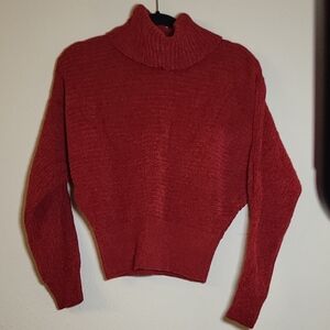 Laurel Women's Pullover Sweater Turtleneck Red Size 38 Medium